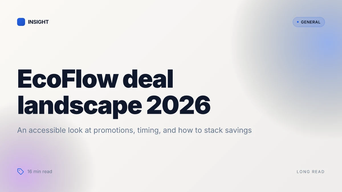 What makes EcoFlow deals worth chasing in 2026
