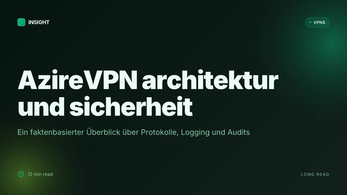 Was ist AzireVPN und wie sicher ist der Dienst wirklich?