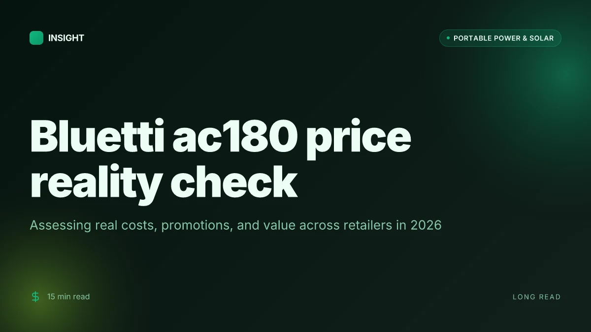 What is the Bluetti AC180 best price and how to spot a real deal in 2026