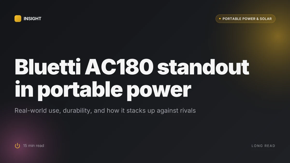 What makes the Bluetti AC180 a standout in portable power in 2026