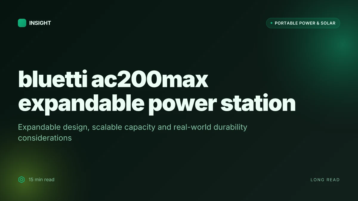 What makes the bluetti ac200max expandable power station a standout, and what it costs to scale