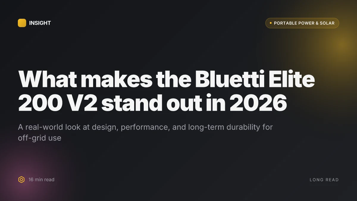 What makes the Bluetti Elite 200 V2 stand out in 2026