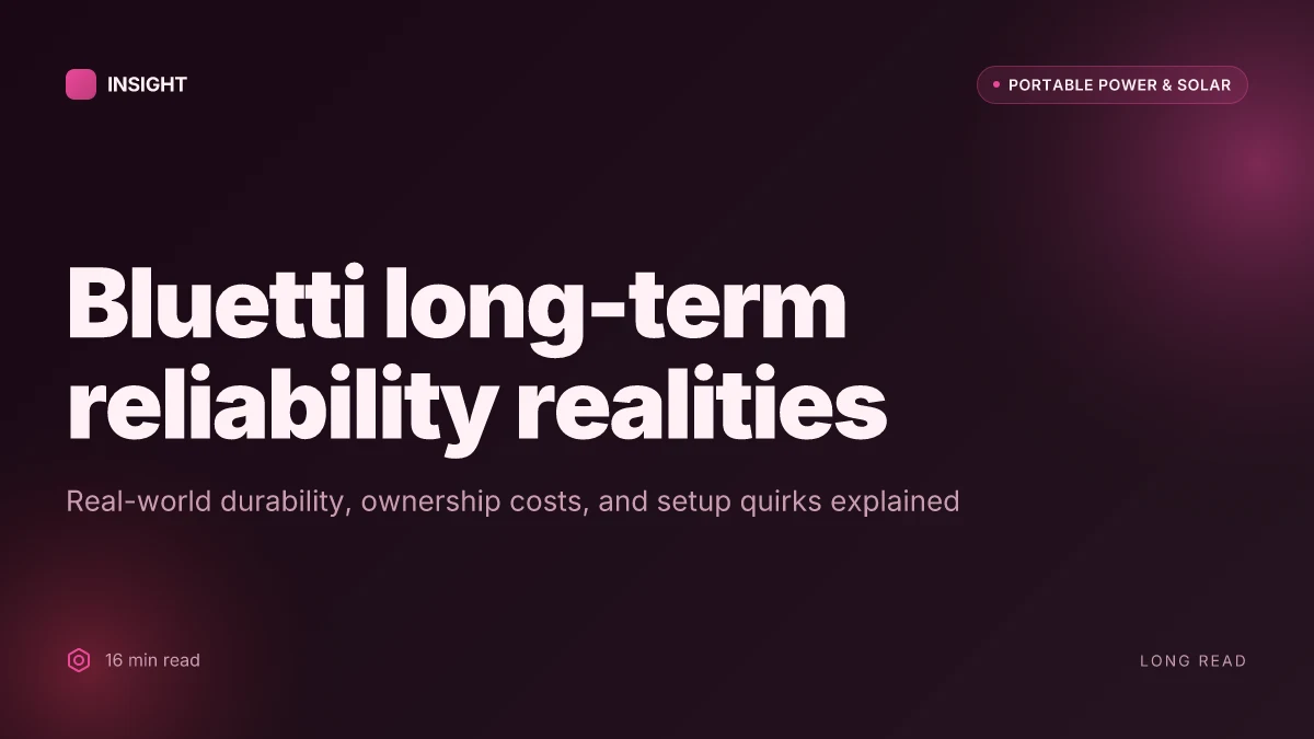 What Bluetti generator reviews miss about long-term reliability and real-world use
