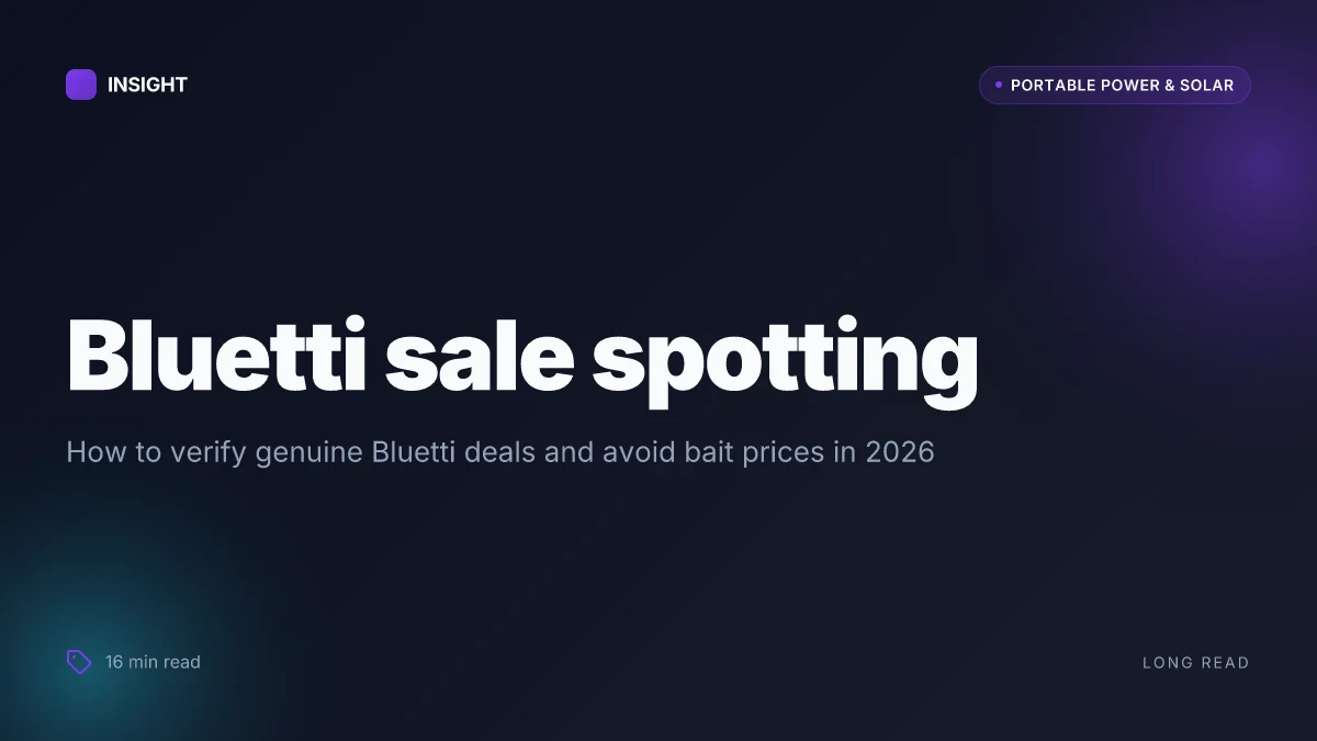 How to spot Bluetti generators on sale without getting burned