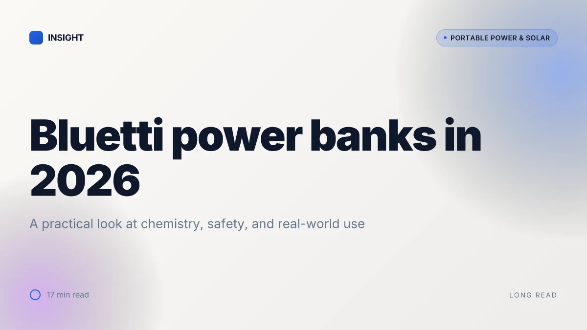 What makes Bluetti power banks stand out in 2026