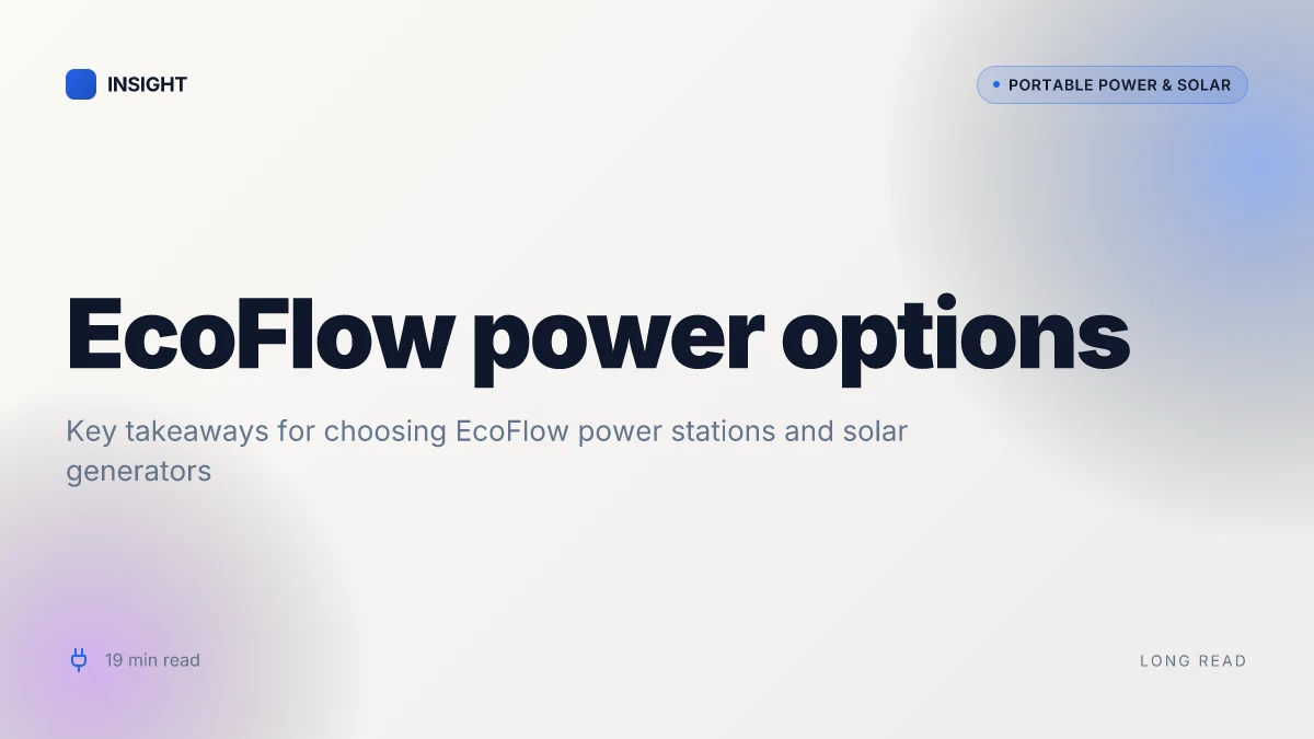 What to know before you buy EcoFlow power stations and solar generators