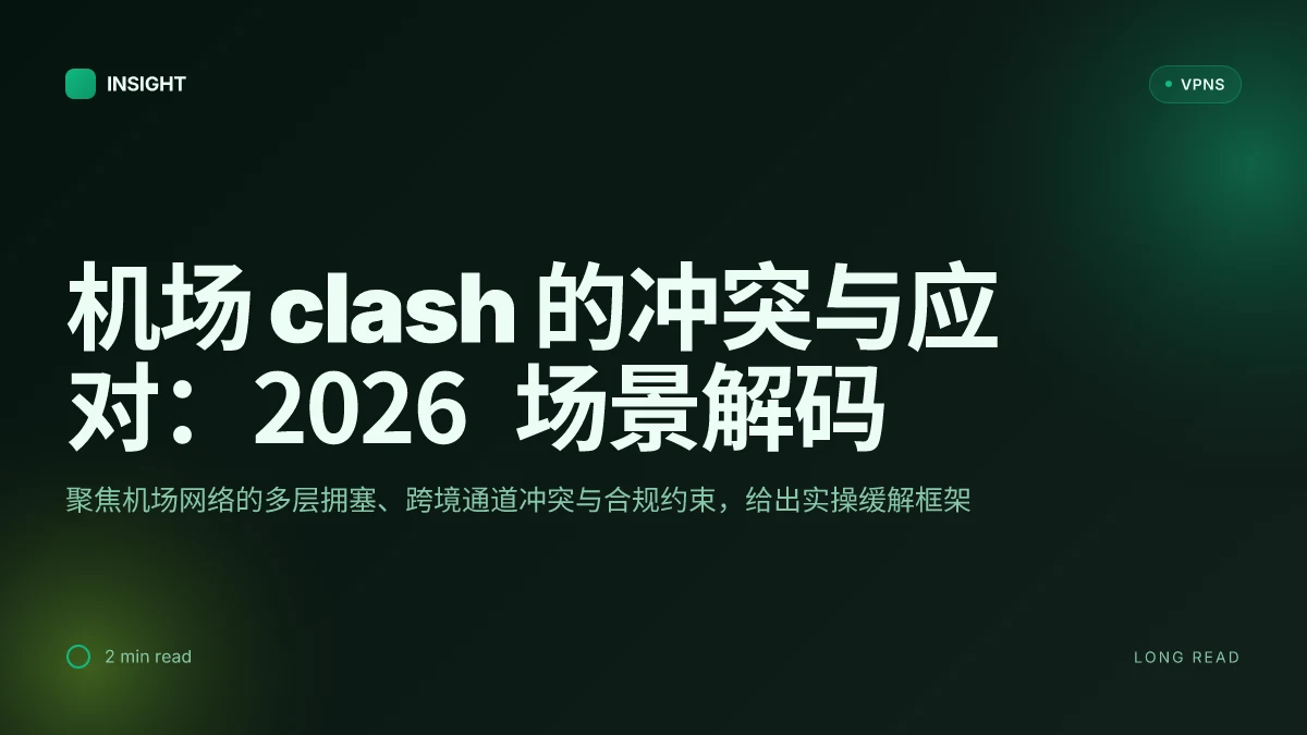 机场推荐 clash:2026 年的冲突场景、应对思路与策略