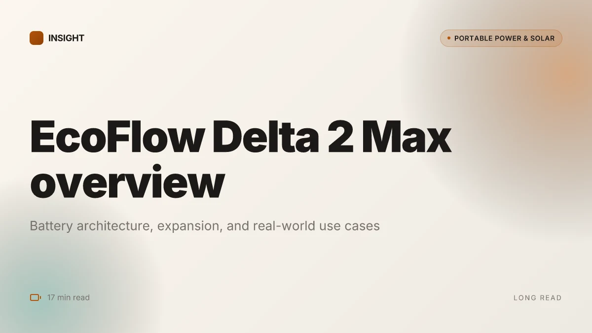 What makes the EcoFlow Delta 2 Max battery different from the rest