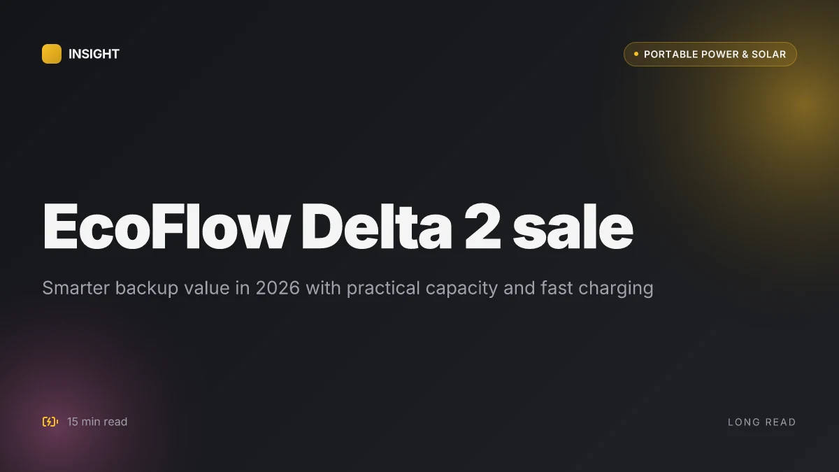 What makes the EcoFlow Delta 2 sale a smarter backup choice than competing models