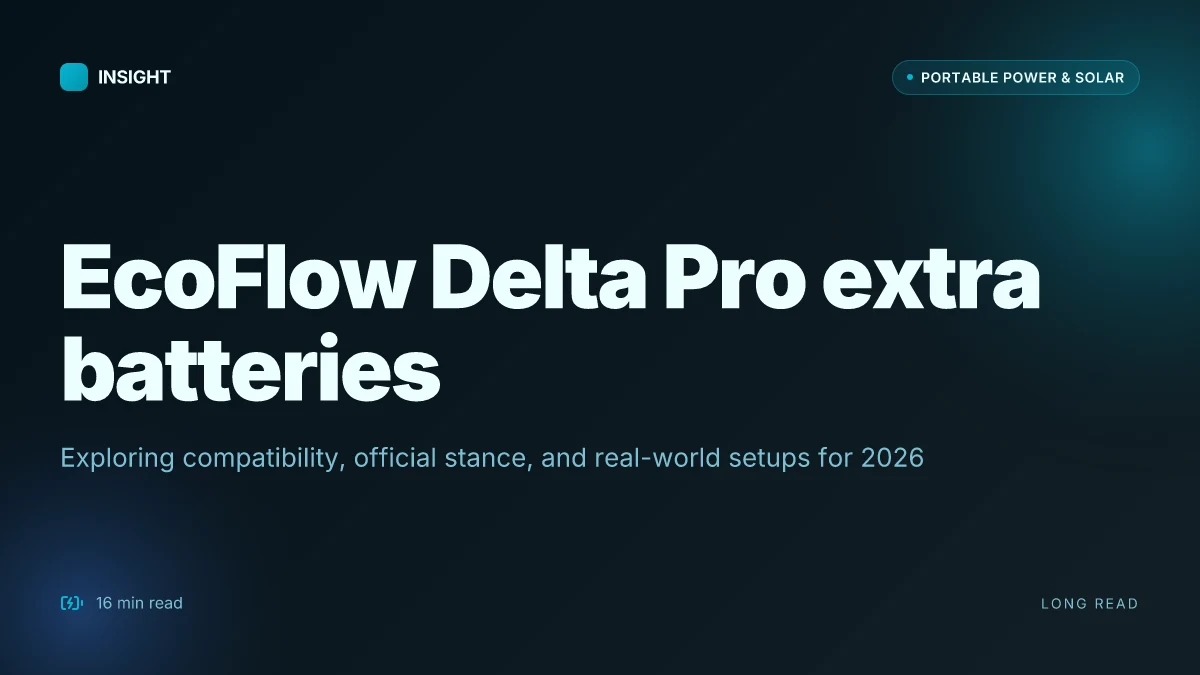 How compatible is the EcoFlow Delta Pro with extra batteries in 2026