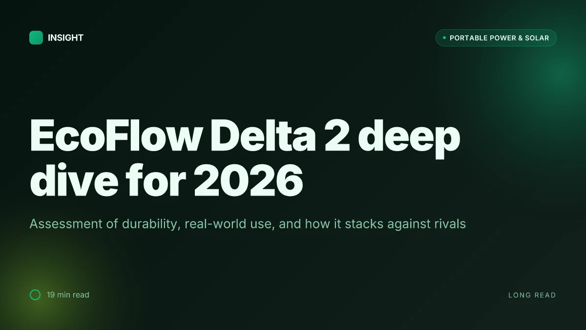 What makes the EcoFlow Delta 2 a compelling portable power option in 2026