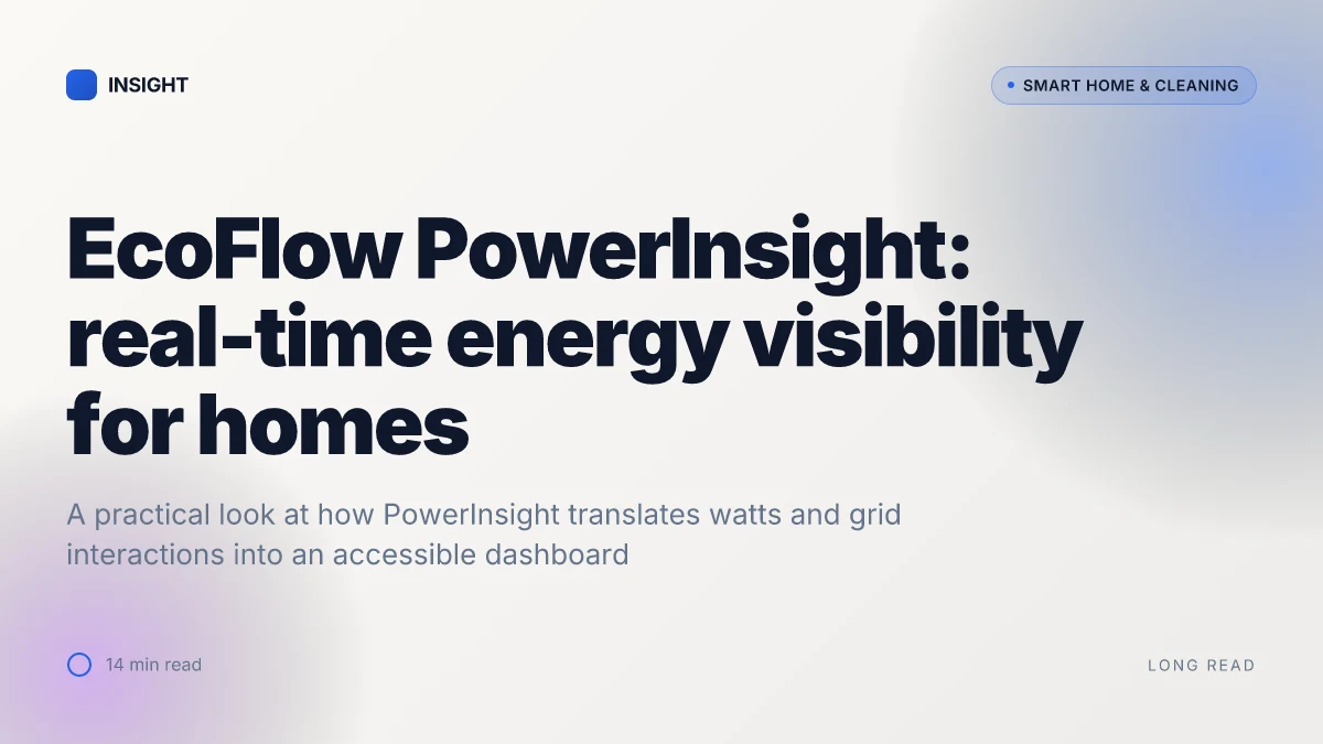 What is EcoFlow PowerInsight, and how it changes home energy visibility in 2026