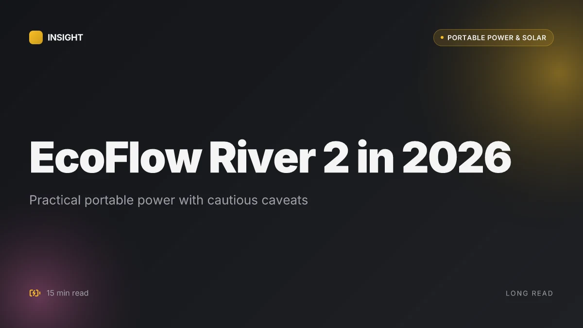 What makes the EcoFlow River 2 a practical portable power option in 2026