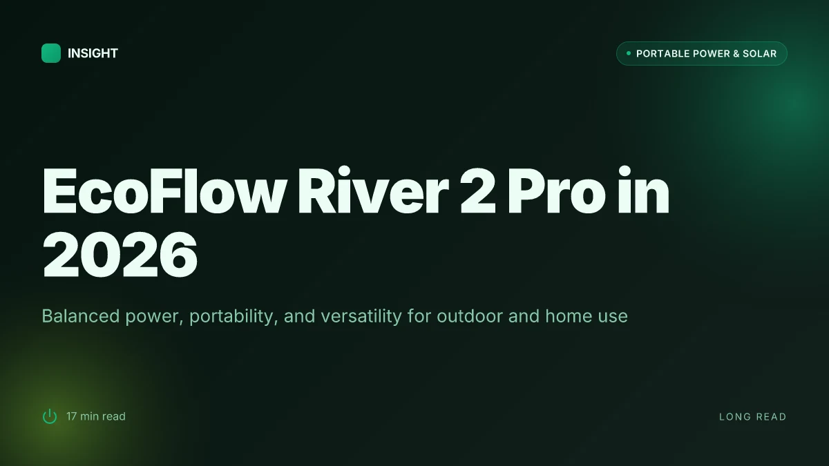 What makes the EcoFlow River 2 Pro stand out in 2026 for portable power