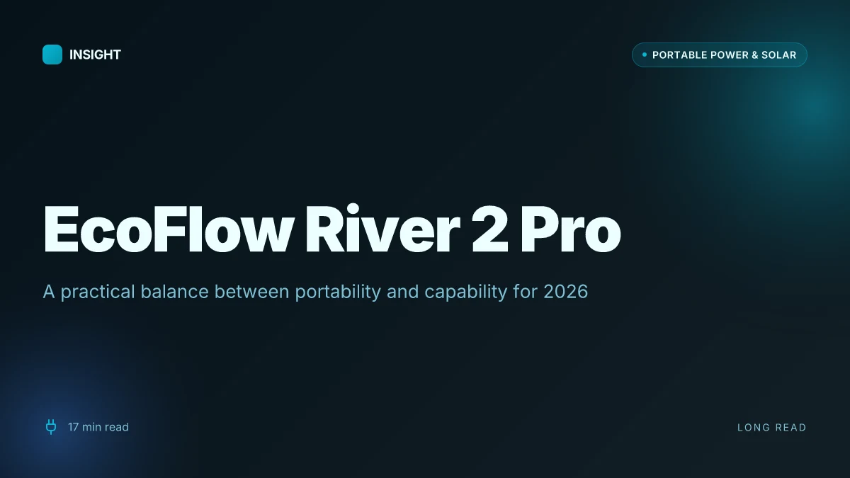 What makes the EcoFlow River 2 Pro a standout among portable power stations in 2026