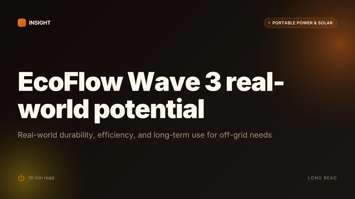 What makes the EcoFlow Wave 3 worth it and where it struggles