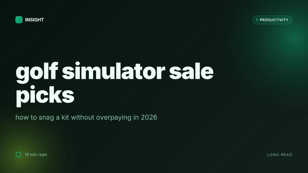 How to snag a golf simulator on sale in 2026 without overpaying