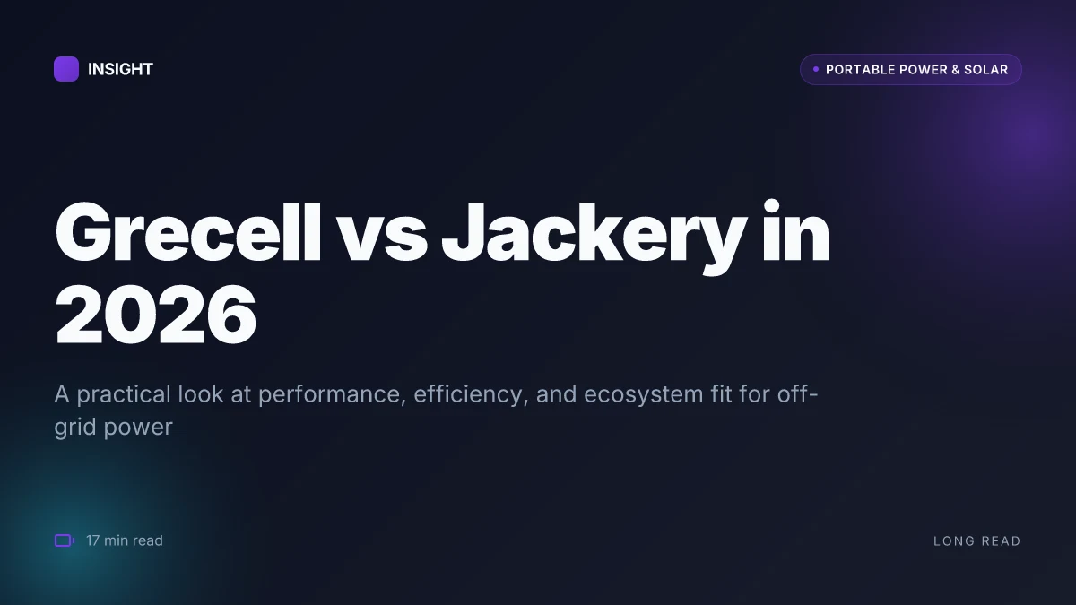 Grecell vs Jackery: which portable power station survives the test in 2026