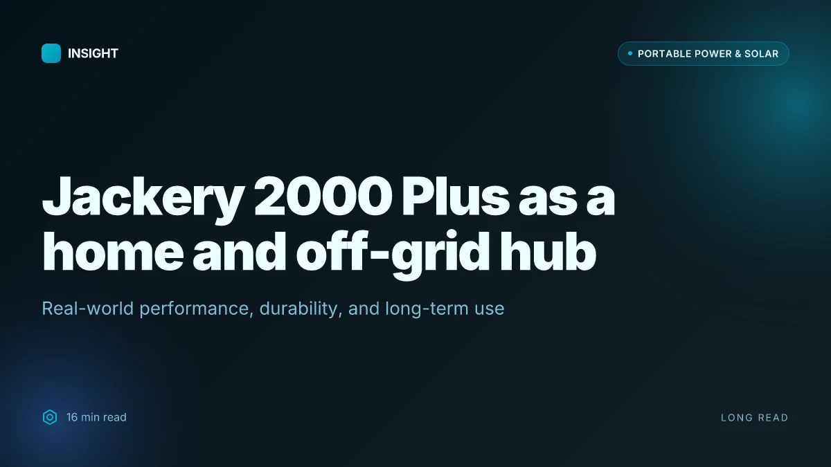 What makes the Jackery 2000 Plus a viable power hub for homes and off-grid trips