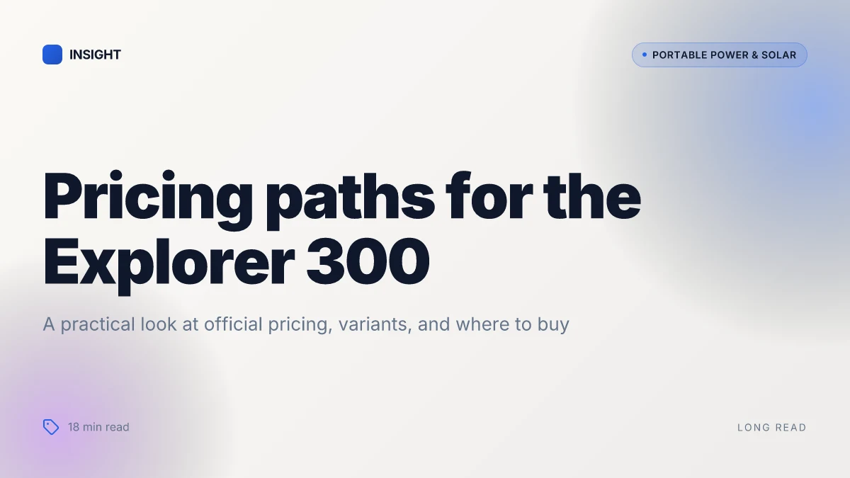 How to get the best price for the Jackery Explorer 300 in 2026