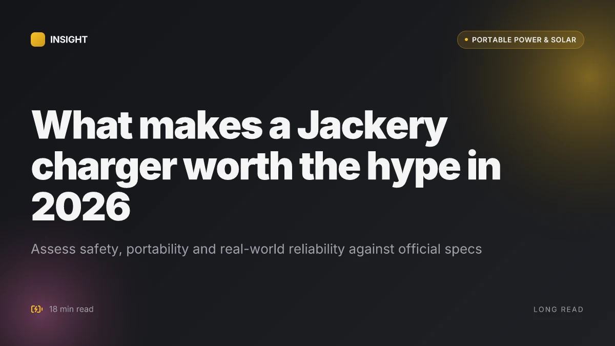 What makes a Jackery charger worth the hype in 2026