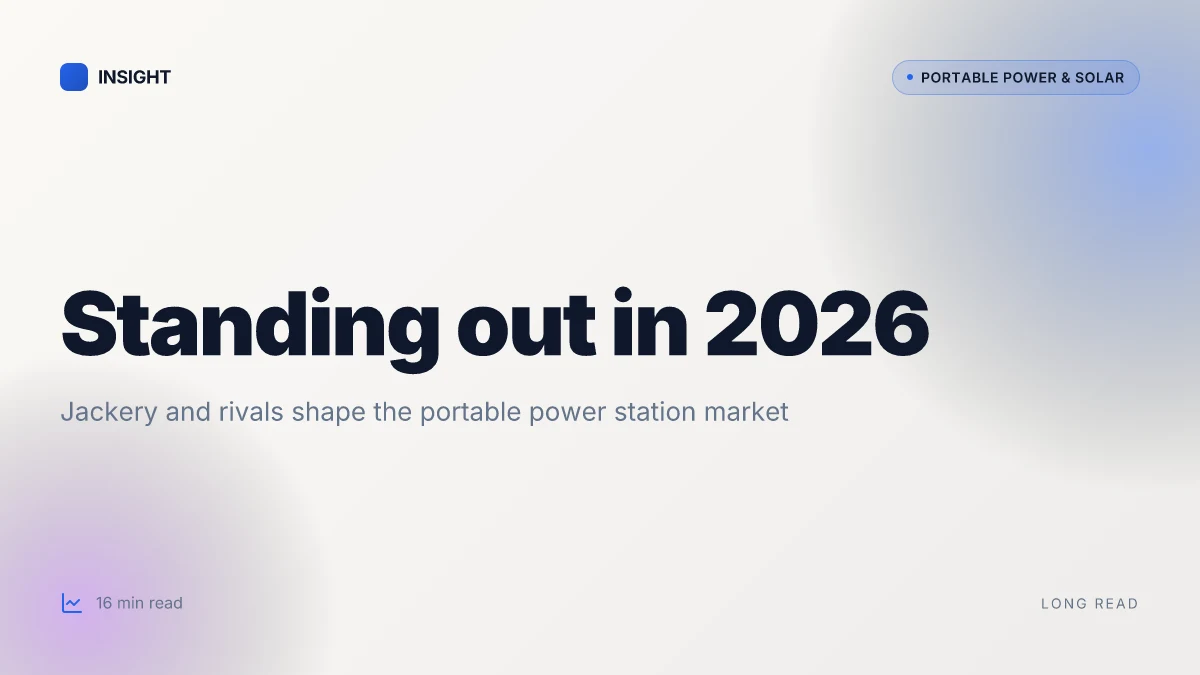 What makes Jackery competitors worth watching in 2026