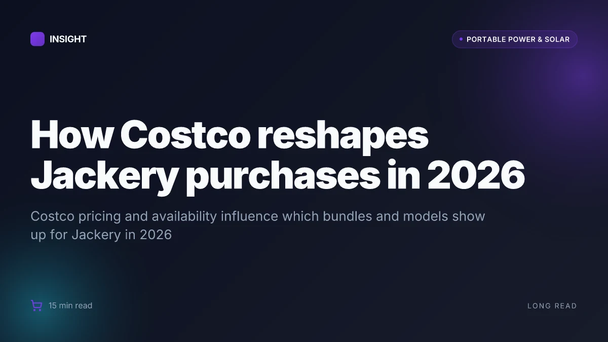 How Costco reshapes Jackery purchases in 2026