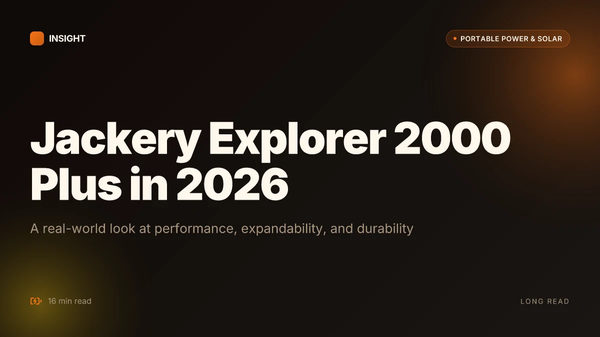 What makes the Jackery Explorer 2000 Plus truly stand out in 2026