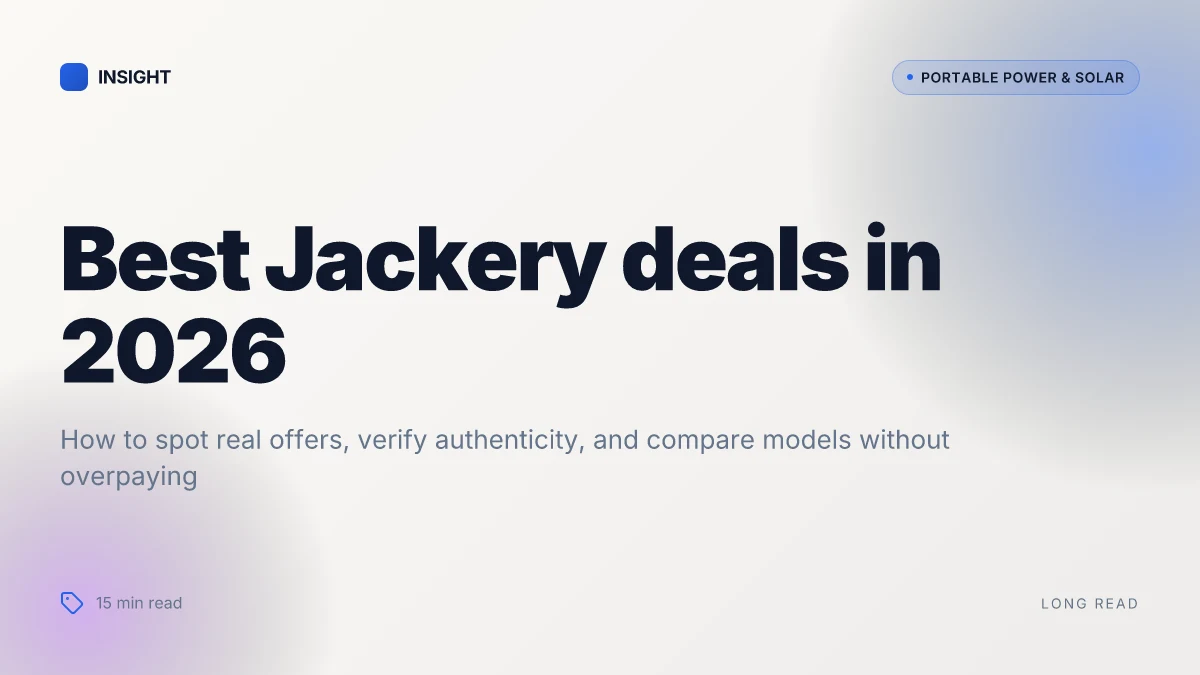 How to find the best Jackery for sale in 2026 without overpaying