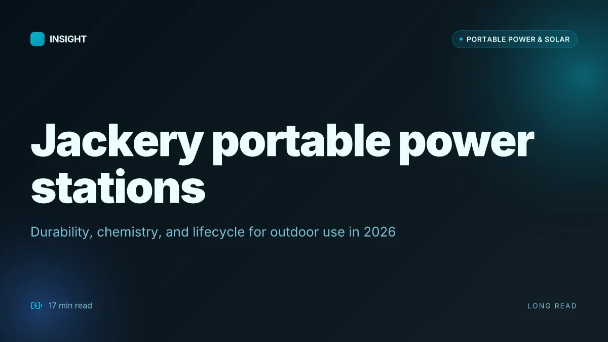 What makes Jackery portable power stations resilient for outdoor use in 2026
