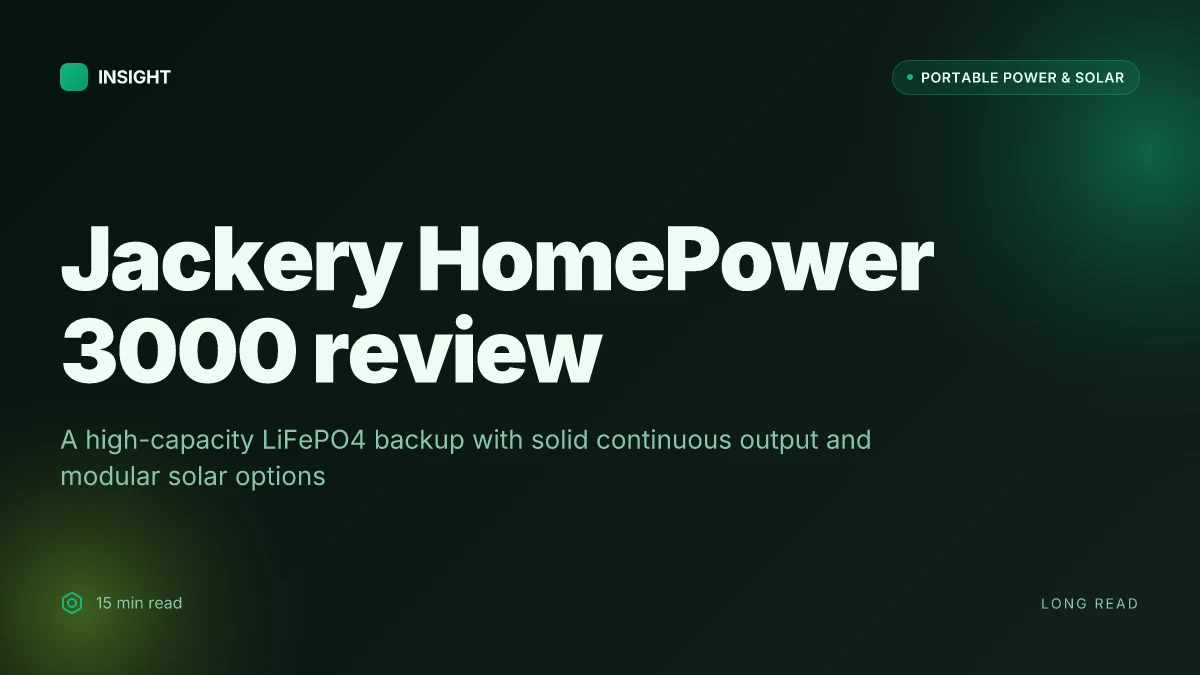 What makes the Jackery HomePower 3000 a serious home backup option in 2026